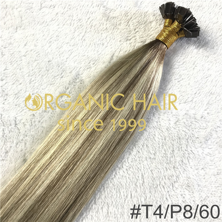 Brazilian straight colored human hair extensions